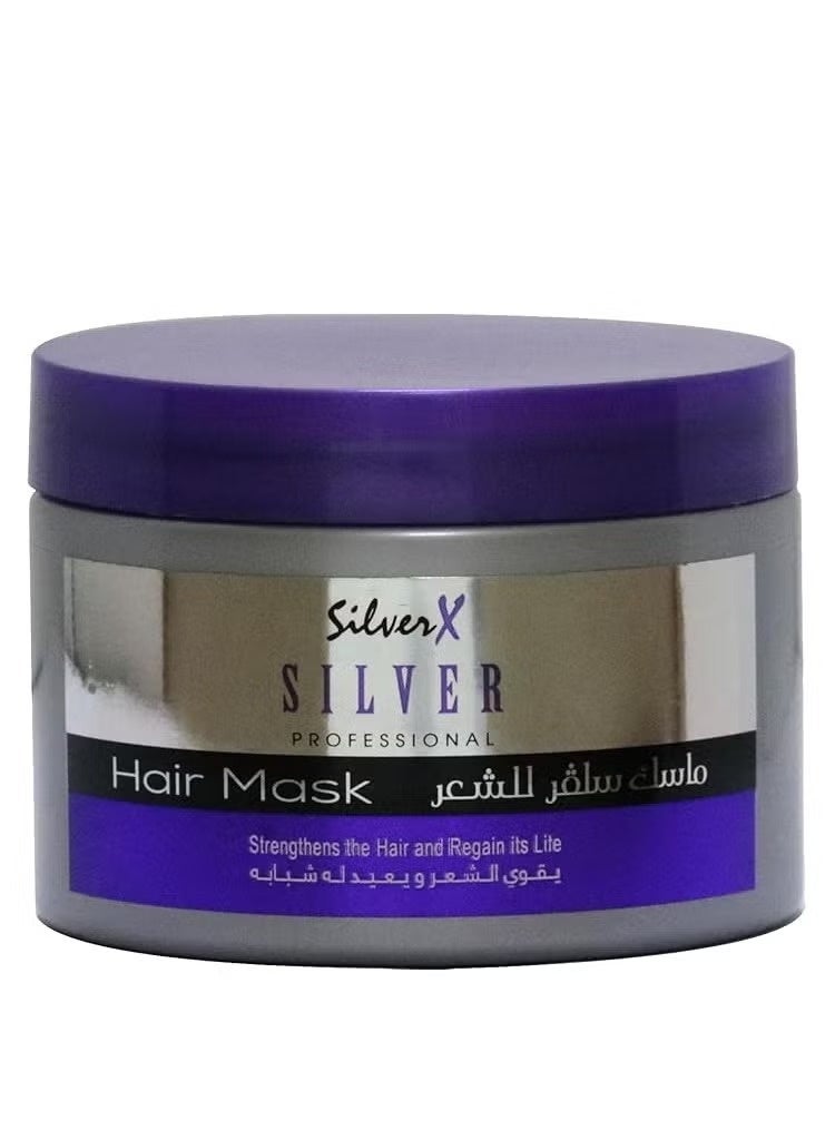 SilverX Silver Professional Hair Shampoo, Hair Conditioner and Hair Mask Set For Anti Yellow Effect - Image 4