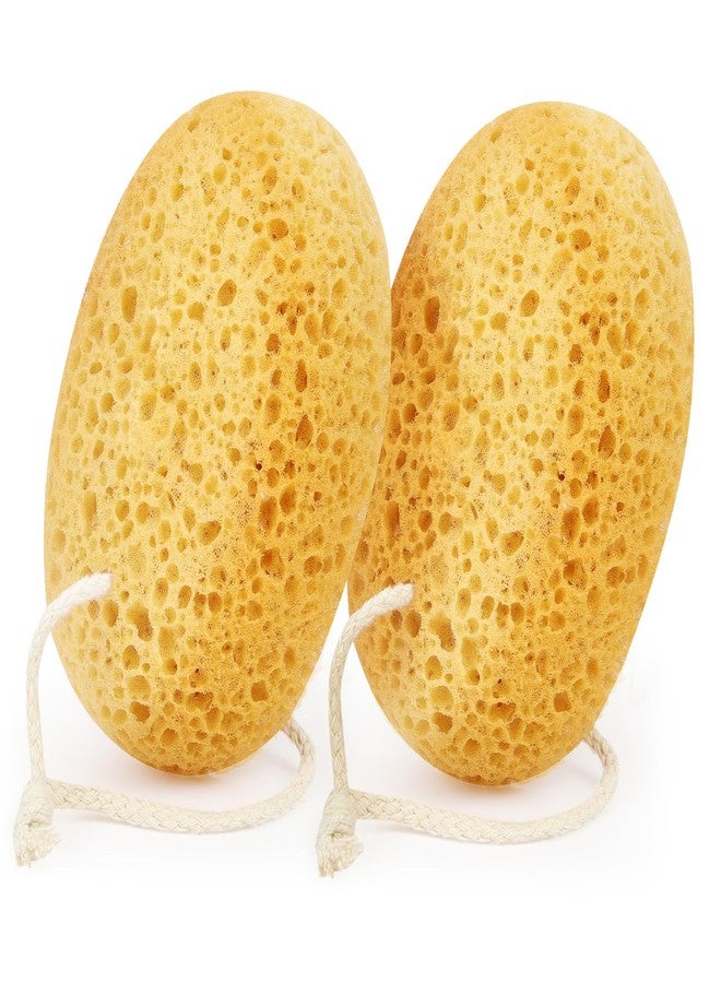 Flintronic 2PCS Bath Sponge, Large Shower Sponge for Women Men, Exfoliating Body Sponges with Dense Foam for Gentle & Deep Cleansing, for Sensitive Dry Skin - Image 1