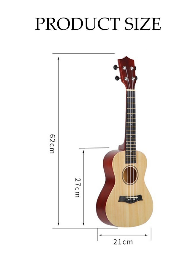 DUNISO Ukulele，Wooden Ukulele，Acoustic Soprano Ukulele，Lightweight & Stylish，for Kids and Beginners，23 Inch - Image 2