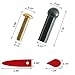 Hooomyai Prize Wheel Pegs Red Pointer Replacement Kit Spinning Wheel Replacement for Trade Show Carnival Party Pub - Image 3