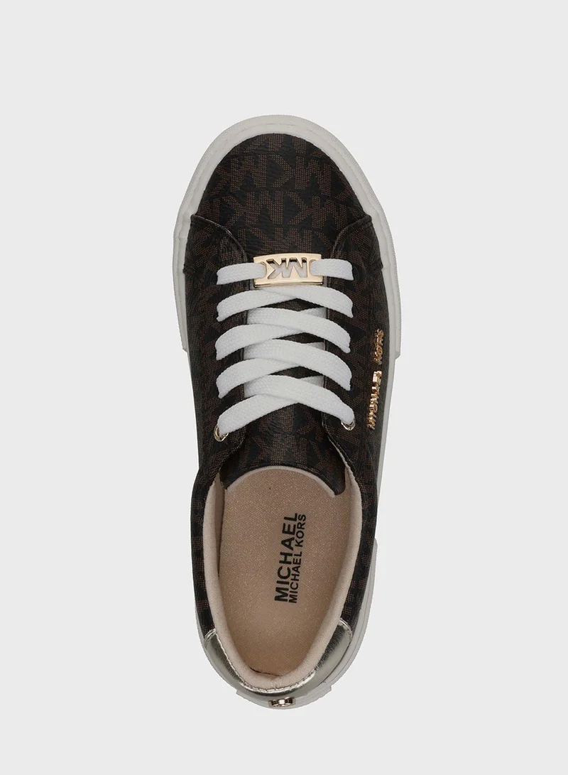 Michael Kors Youth Izetta Franky Low Top Lace Up Sneakers