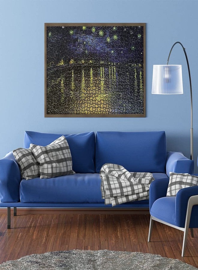 MaxRenard Game 1000 Pieces Jigsaw Puzzle Fine Art Collection Toy Starry Night Over The Rhone by Vincent Willem Van Gogh - Image 3