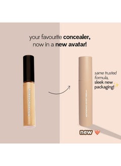 Liquid-Cream Concealer For Under-Eye Dark Circles & Pigmentation, Full Coverage, Under Eye Cream With Bakuchiol, Easily Blendable, Highly Pigmented, Natural, All Indian Skin Types - Hc4, 6.5Ml - pzsku/ZDE8F5BCFD8E4F91CBE5EZ/45/_/1735567049/04c57734-e61d-4c44-a036-68b17ddaf45e