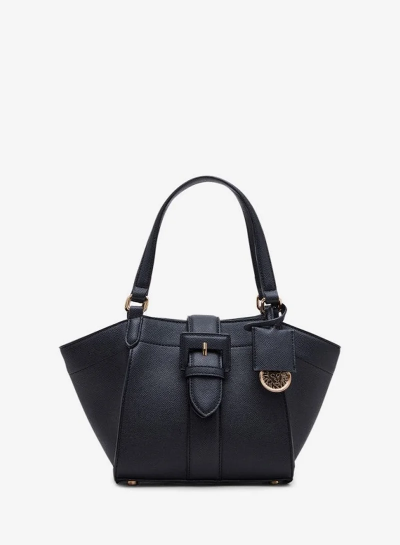 Anne Klein Textured Buckle Detail Tote Bag