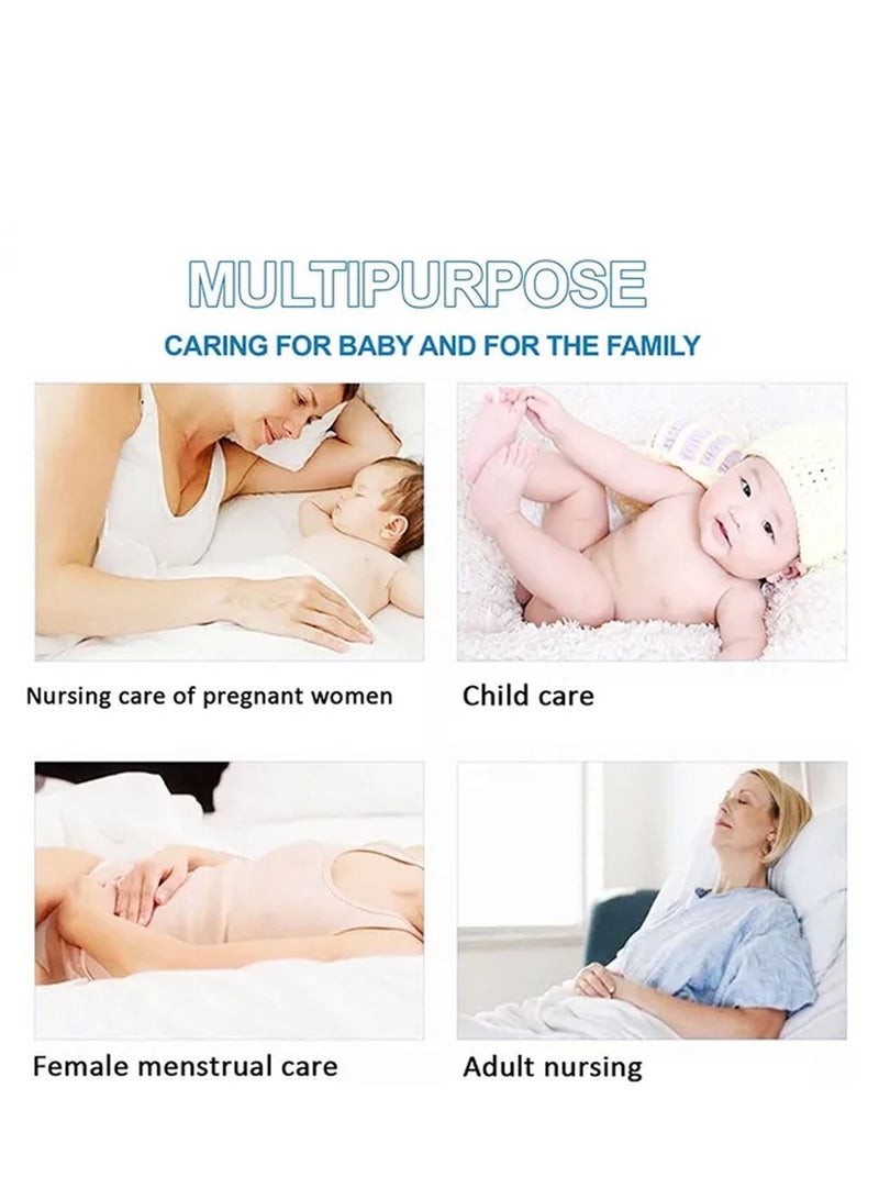 A TO Z A to Z - Disposable Changing Mat size (45cm x 60cm) Large- Premium Quality for Baby Soft Ultra Absorbent Waterproof - Pack of 130 - Lavender - Image 4