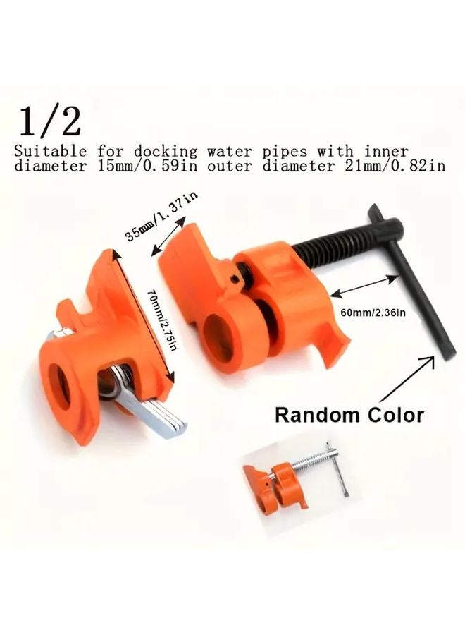 مشبك أنابيب معدني ثقيل مقاس 3/4 بوصة مع مشبك لوح النجارة سريع القبض - Image 4