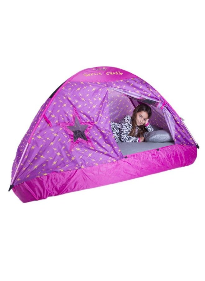 Pacific Play Tents - Secret Castle Bed Tent 77 In X 54 In X 42 In Full - Image 1