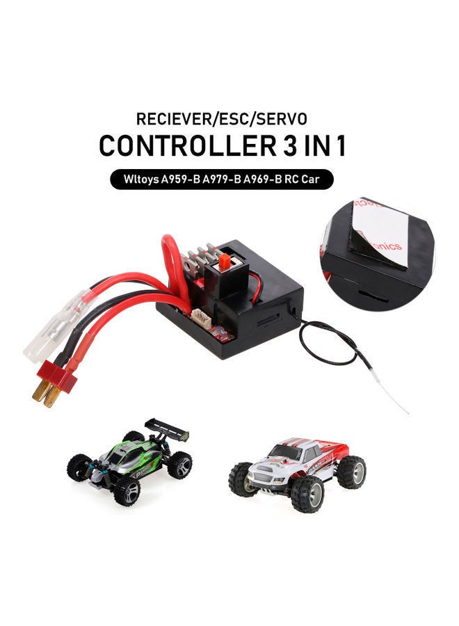 NIBEMINENT RC Car Receiver Controller 3 in 1 11x4x10cm - Image 1