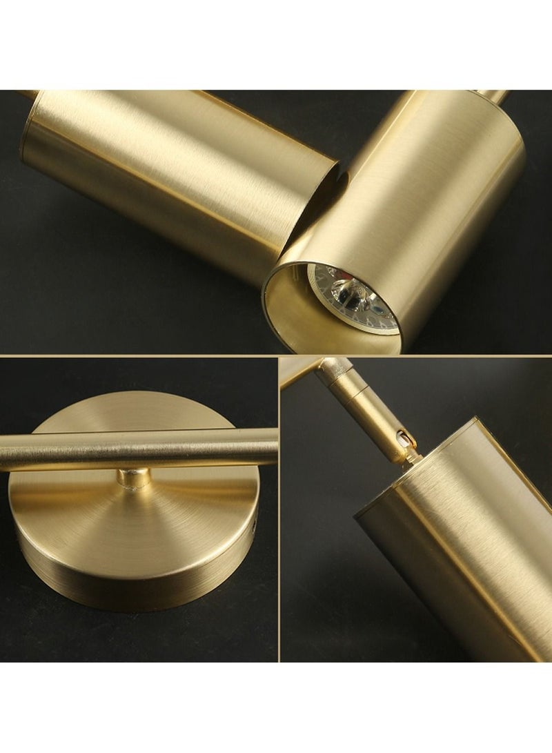 2 head Cloakroom Ceiling Lamp Nordic Aluminum Clearly Installed Track Led Chandelier Background Wall Led Spotlight Downlight Light - Image 4