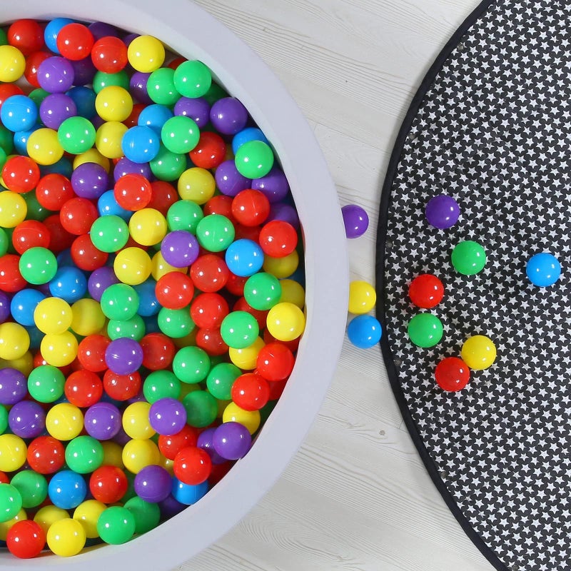 GOGOSO Ball Pit Balls for Toddler Baby Plastic Playballs Kids Soft Pastel Pelotas NonToxic BPAFreeMix Color100 Balls - Image 2