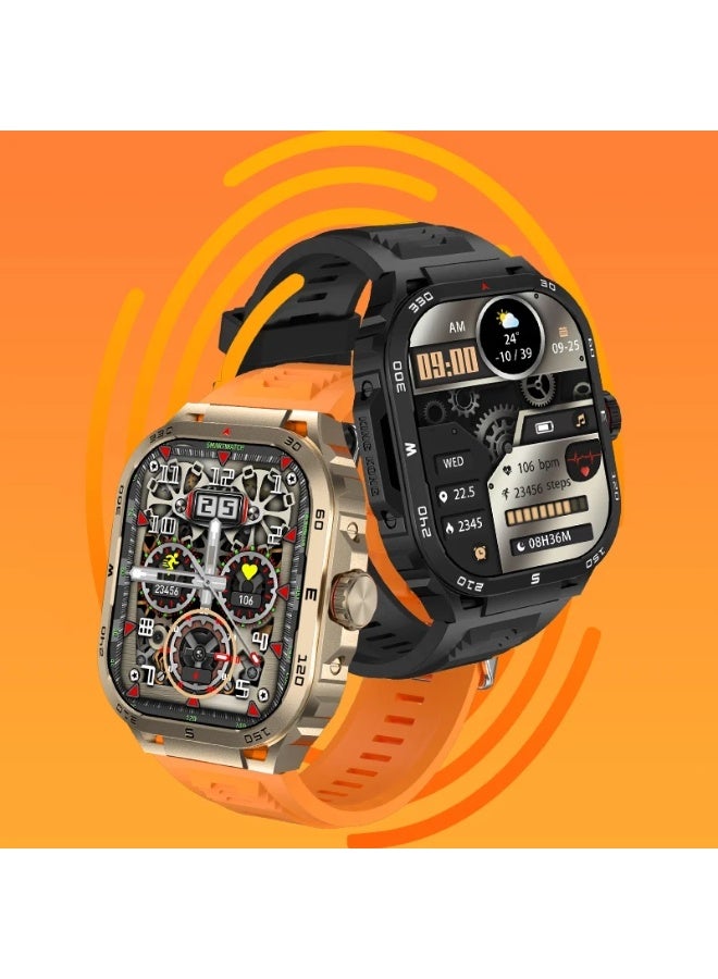 Hie-Q Z20 Smart Watch – Fitness Tracker with Heart Rate & Sleep Monitor, Waterproof Touchscreen Smartwatch with Multiple Sports Modes, Call & Message Notifications, Stylish Design for Men & Women - Image 4