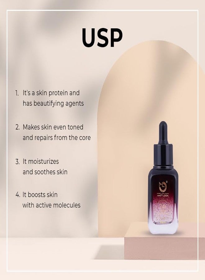 MATT LOOK 24K Advance Gold Face Serum, 40ml - Image 4