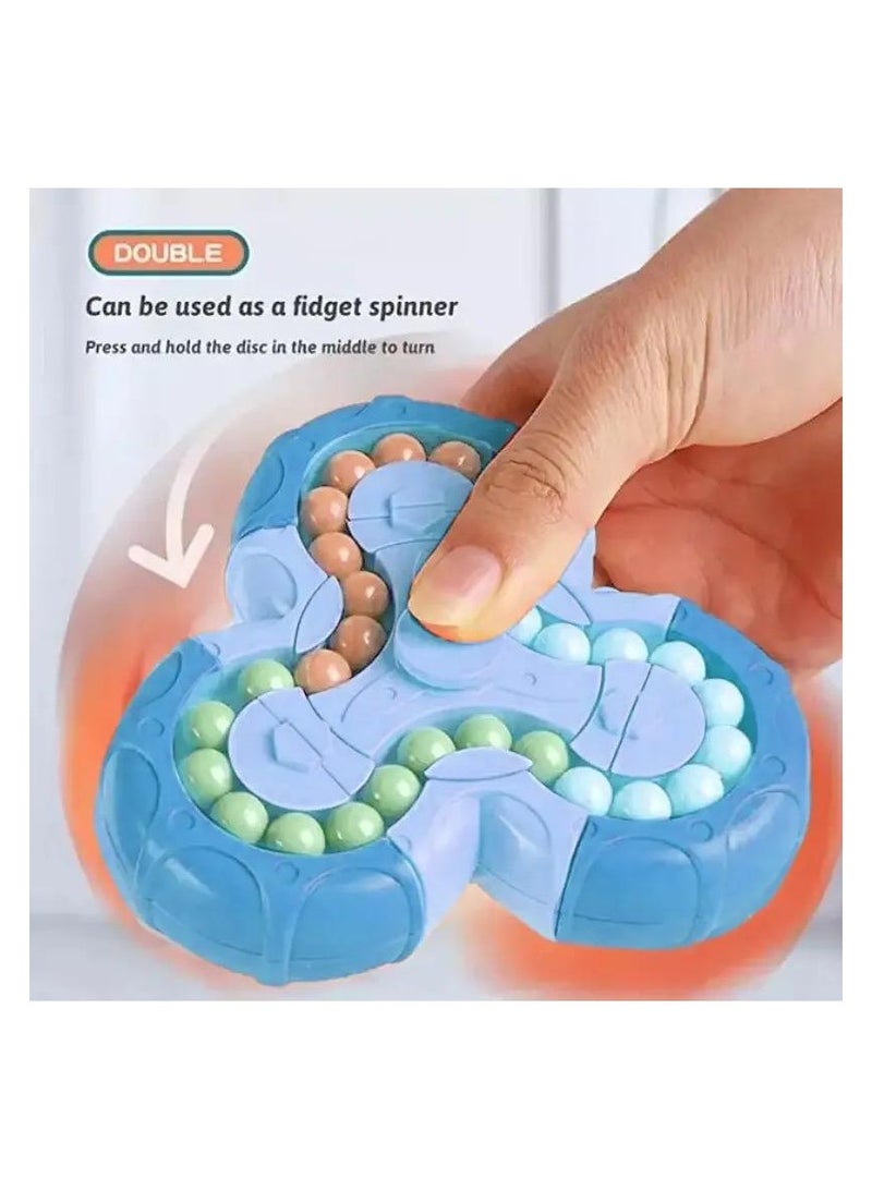 Triangle Puzzle Toy Bean Bean Toys Magic Session Decompression Game  Anti-Stress Fingertip Exercise ADHD can also be a game to help children focus and relax - Image 3