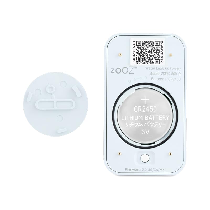 Zooz 800 Series Z-Wave مستشعر تسرب المياه طويل المدى XS ZSE42 800LR للوقاية الذكية من الفيضانات. مطلوب المحور (يباع بشكل منفصل). متوافق مع SmartThings Hubitat وZ-Box Hub. - Image 4