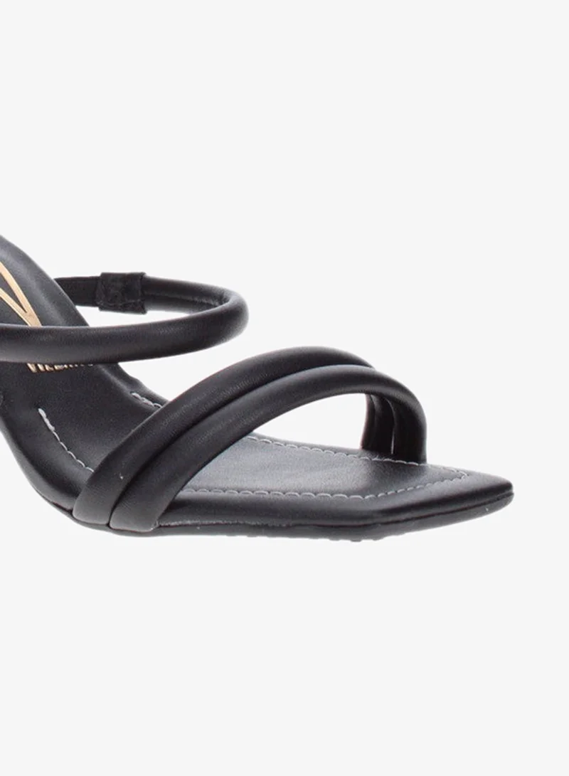 Vizzano Black High Heels Sandals with Back Strap – Elegant sling Back Heels for Girls & Ladies for Women | Best Price UAE