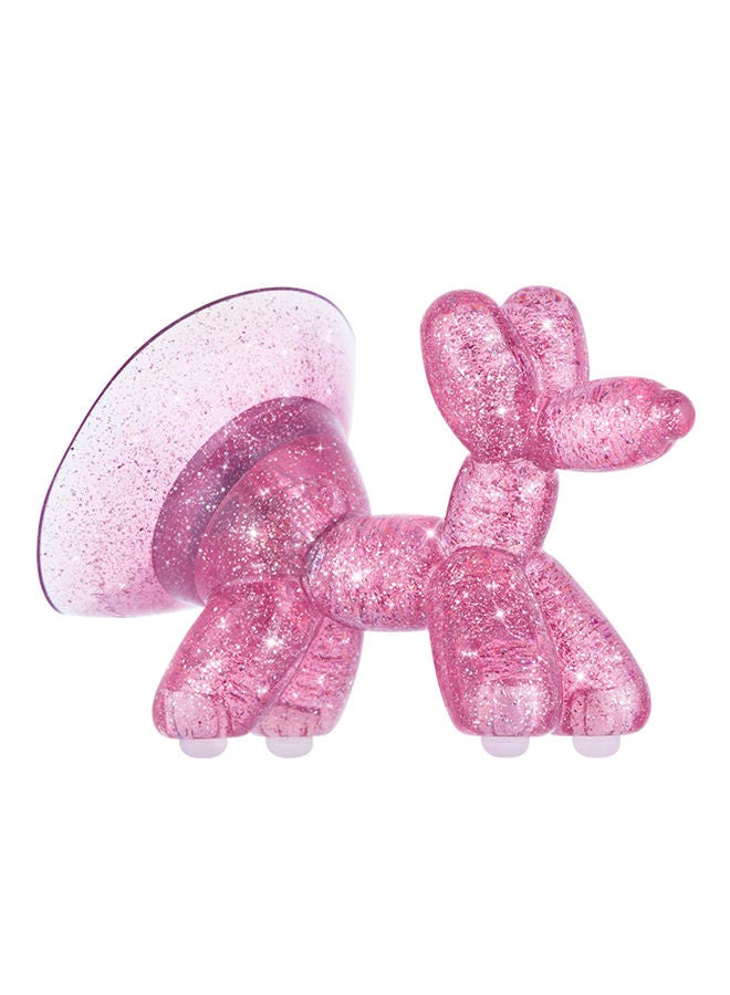 NIBEMINENT Universal Balloon Dog Mobile Stand Pink  - Image 1