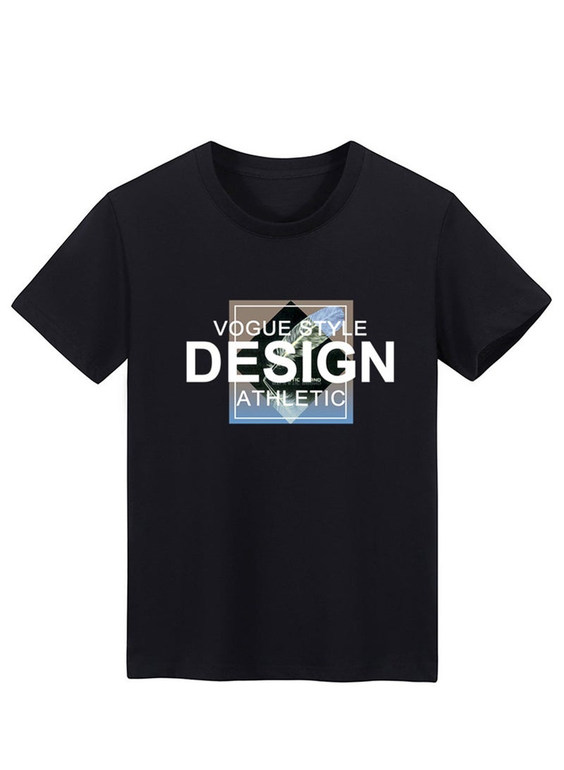 New Men's Short Sleeve Summer Men's Short T-Shirt Printed Short Sleeve - Image 1