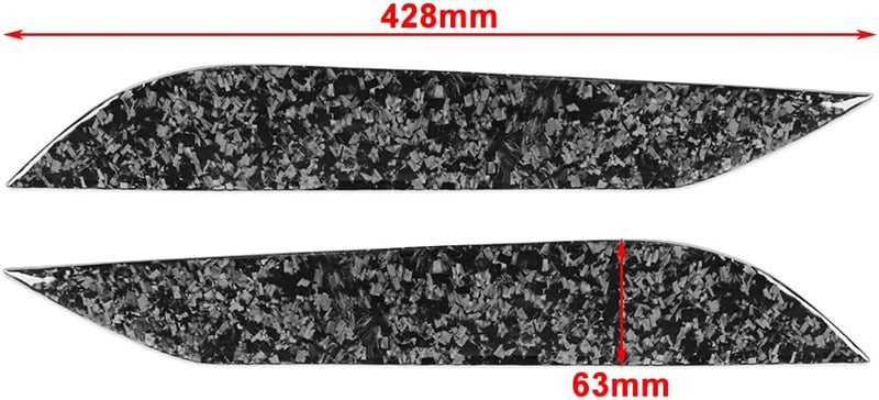 Vuzmode Car Headlight Eyebrow Eyelid Cover Trim for Nissan 350Z - Image 2