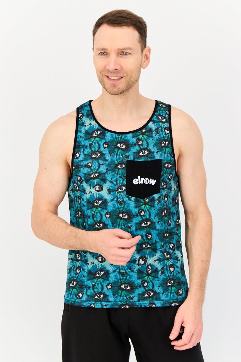 Hurley Hurley x Elrow Men Sportswear Fit Sleeveless Training Vest, Multicolor  - Image 1