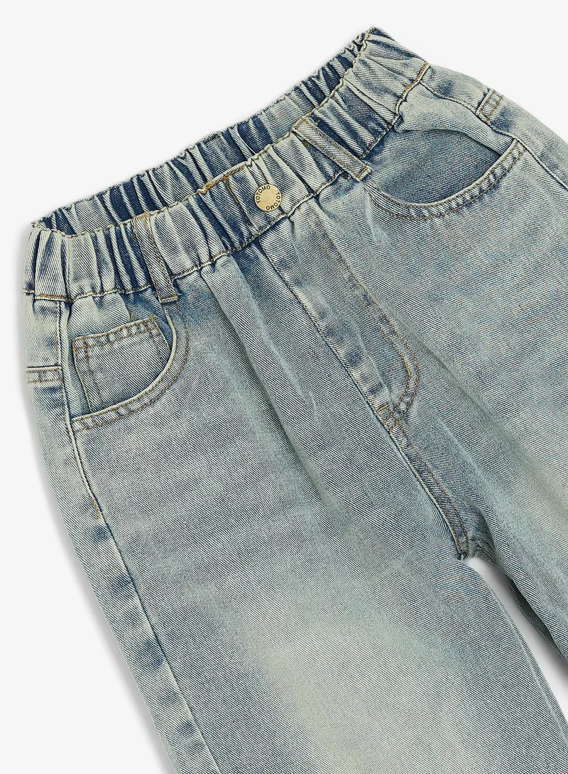 Pinata  Boys' Pocket Detail Light Blue Denim Shorts for Men | Best Price UAE