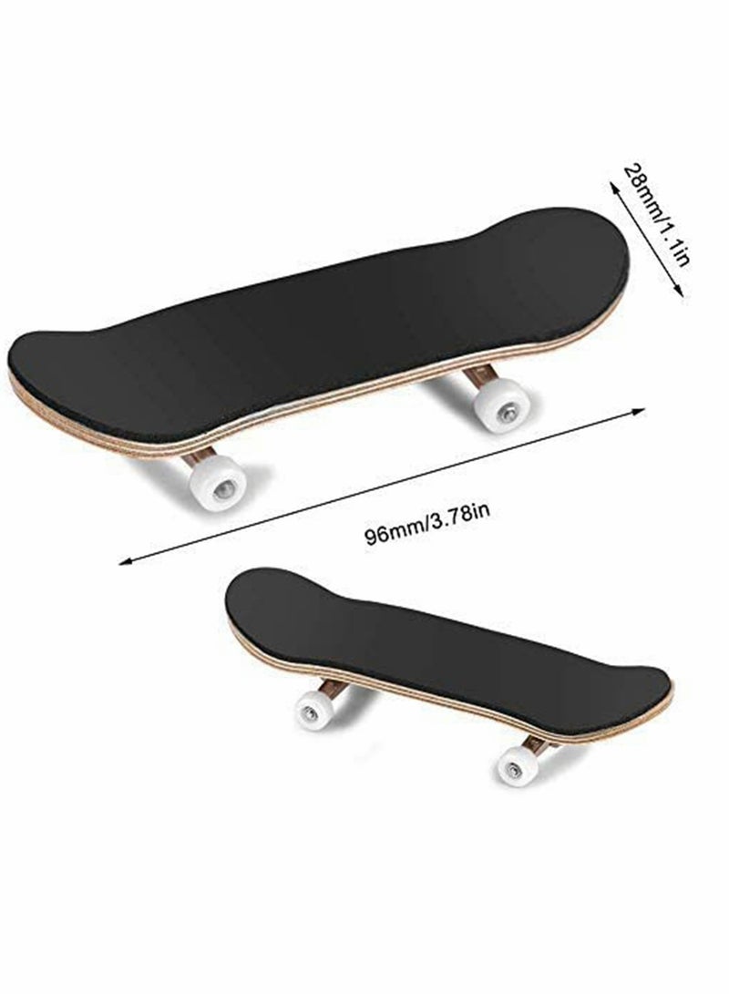 Finger Skateboard, Alloy Mini Skateboard Deck with Pro Fingerboard Tools and Anti-Slip Pu Pad - Image 4