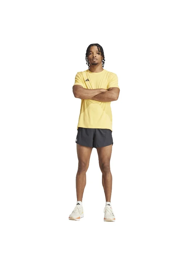 adidas شورت أديداس إي شورت أسود للجري للرجال مقاس