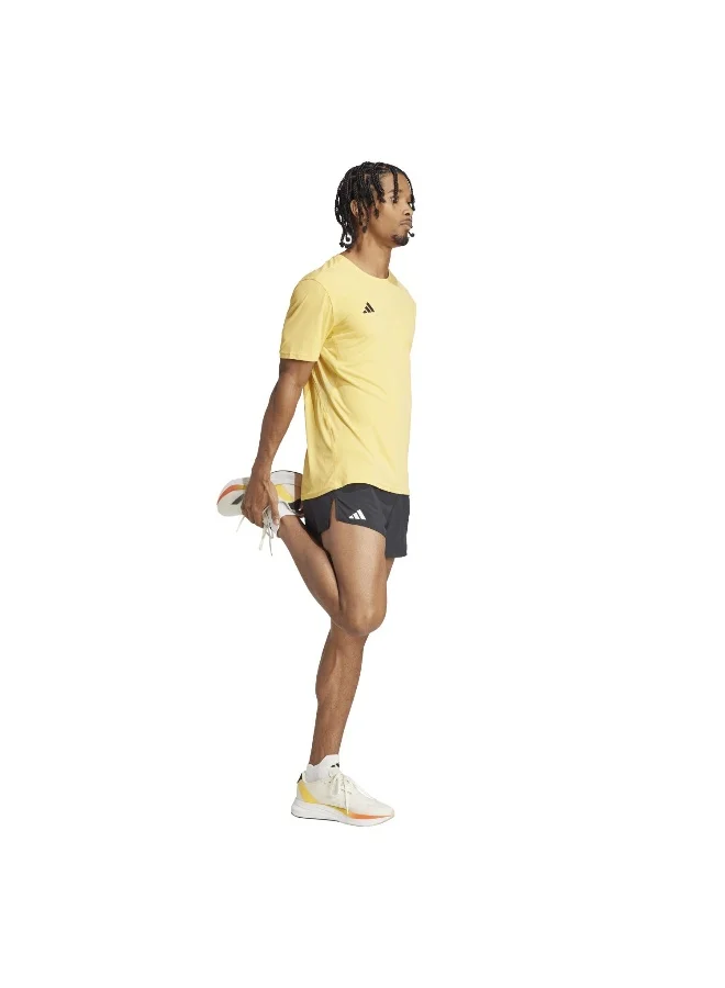 adidas شورت أديداس إي شورت أسود للجري للرجال مقاس