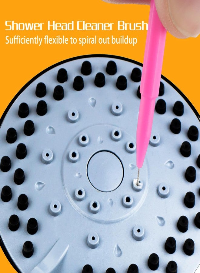 Bruislard 40 Pcs Multiple Shower Head Cleaner Tooll 10 Pcs Showerhead Clogger Removal 30Pcs Shower Head Cleaning Brush Picks for Unclogging Small Hole for Household Bathroom(Colorful) - Image 5