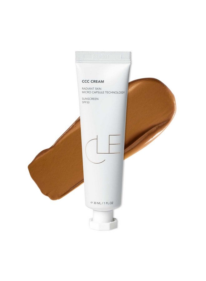 CLE Cosmetics Ccc Cream (Golden Medium Deep 403 / Spf 50) Color Correcting Cc Cream With Sunscreen Lightweight Hydrating Light To Medium Coverage Foundation Bb & Cc Cream Hybrid 1 Fl Oz - Image 1