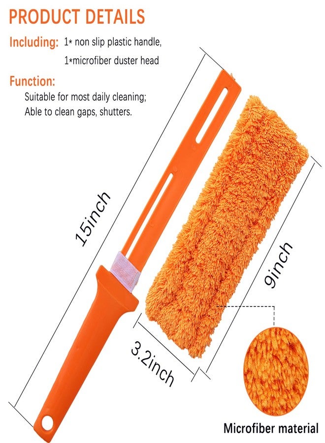 HDongany 4 Pack 15" Microfiber Feather Duster, Gap Duster, Blind Duster, Hand Duster for Cleaning Gap, Blinds,Furniture,Computers,Keyboards,Car Interiors - Image 5