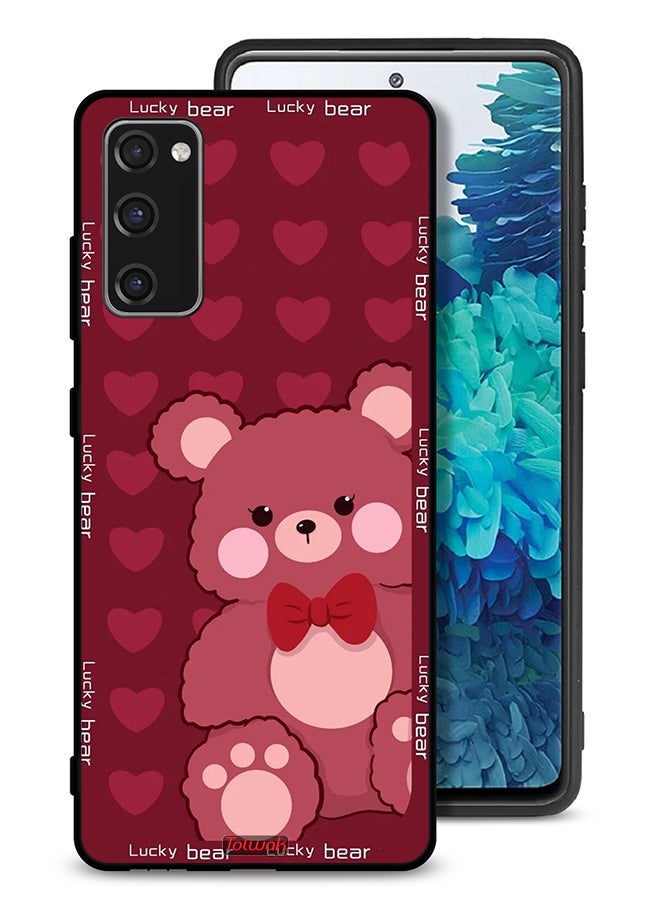 Tolwak Samsung Galaxy S20 FE Protective Case Cover Lucky Bear - Image 1