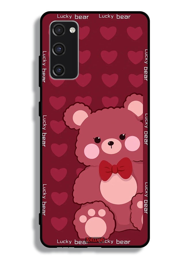 Tolwak Samsung Galaxy S20 FE Protective Case Cover Lucky Bear - Image 2