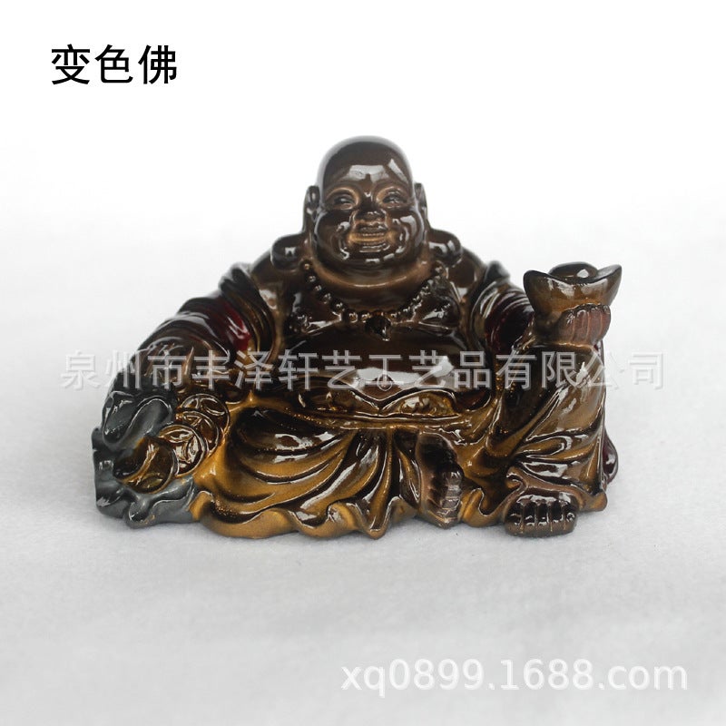 Color-Changing Big Belly Laughing Buddha Maitreya Laughing Buddha Laughing Often Open Xuan Art Color-Changing Tea Pet Ornaments Xuan Art Crafts Factory - Image 3