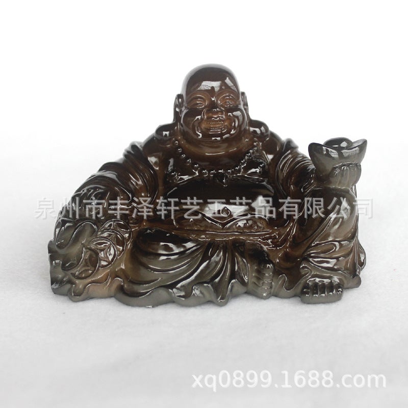 Color-Changing Big Belly Laughing Buddha Maitreya Laughing Buddha Laughing Often Open Xuan Art Color-Changing Tea Pet Ornaments Xuan Art Crafts Factory - Image 5