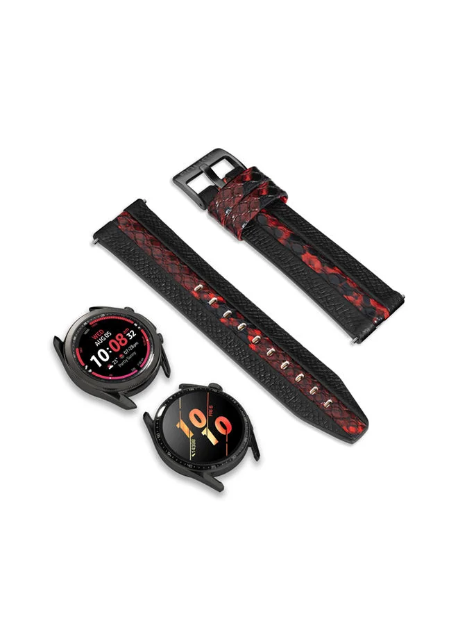 POLICE Bridge Black Leather Watch Straps
