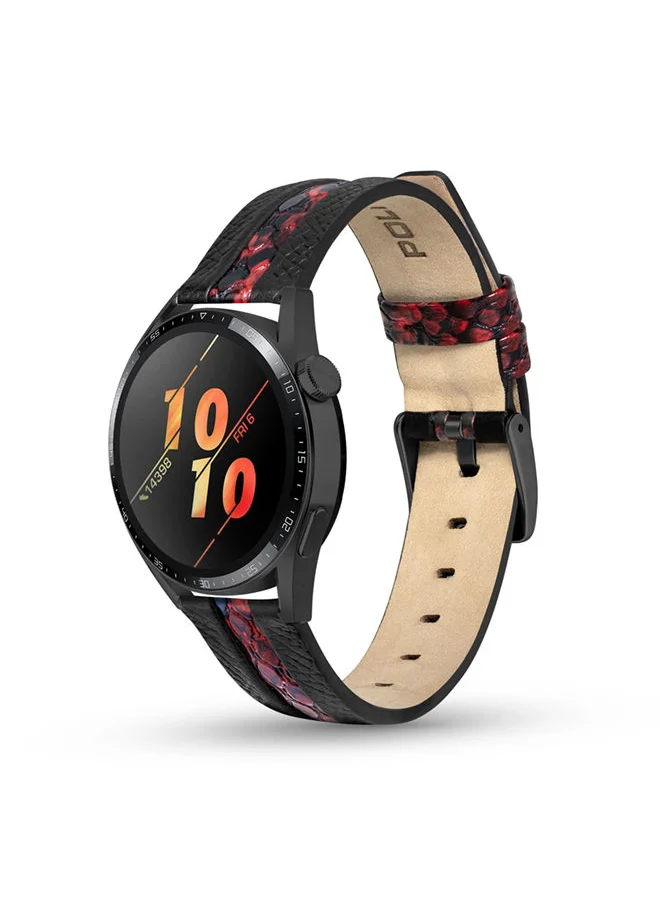 POLICE Bridge Black Leather Watch Straps