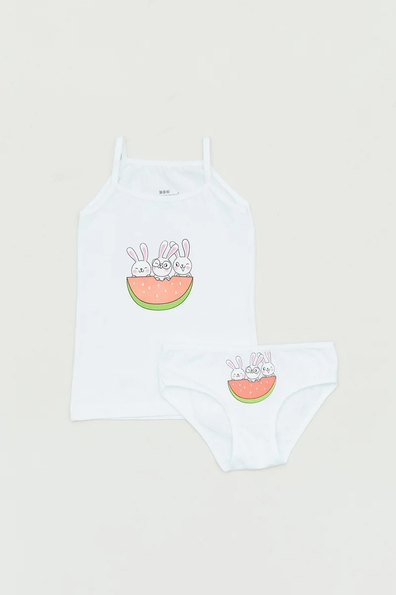 فولامودا Rabbit Printed Girl's Set