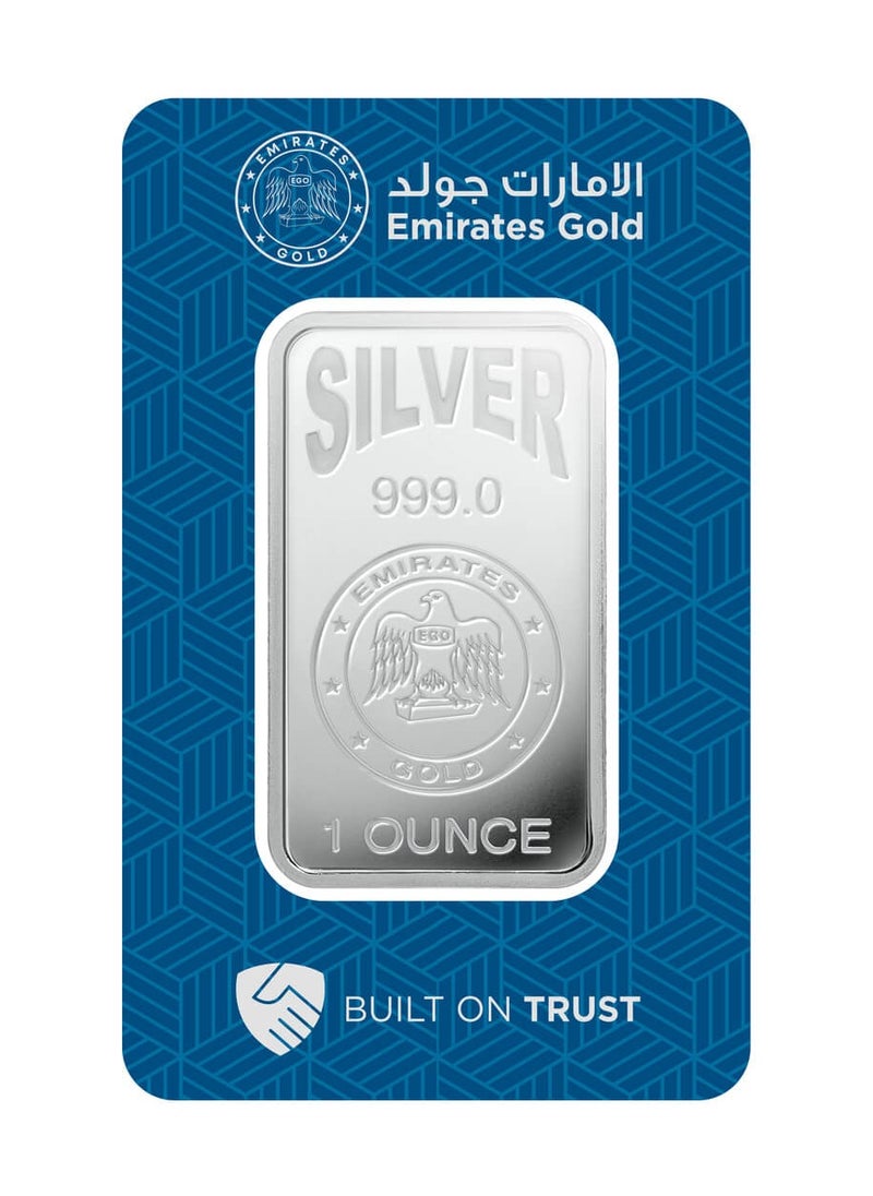 Emirates Gold Emirates | 31.103g Pure Silver Bar 999 - 1 Ounce  - Image 1