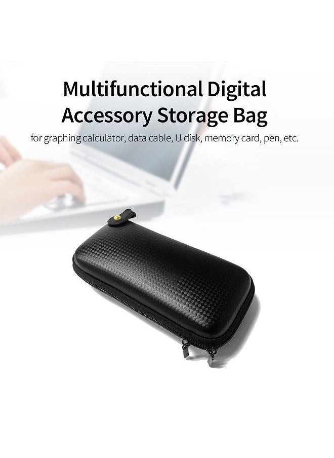Generic - Multifunctional Digital Accessory Storage Bag EVA Wear-resistant Shockproof Storage Bag for Graphing Calculator Data Cable U Disk - Image 1