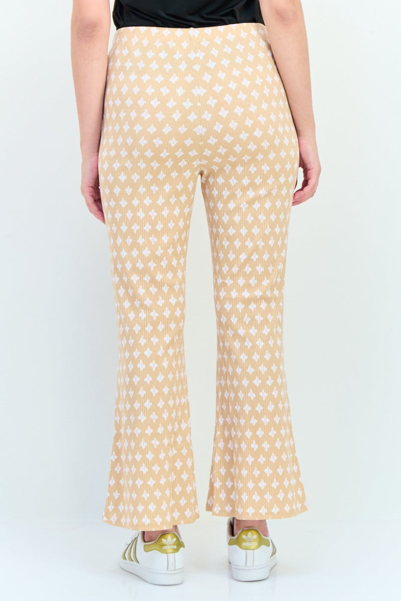 Aerie Women Allover Print Flare Pants, Multicolor  - Image 3