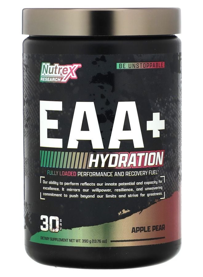 Nutrex Research EAA+ ترطيب تفاح كمثرى 13.76 أونصة (390 جرام)