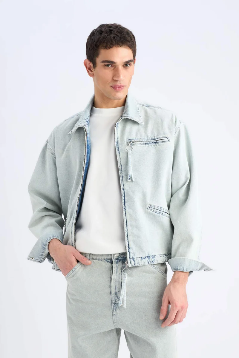 ديفاكتو Relax Fit Denim Jacket
