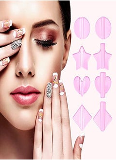 Patelai 4 Pieces Nail Embossed Molds Metal Frame Bending Nail Tools Star Heart Nail Art Bending Equipment For Nail Salon And Home Nail Art Design, 4 Style  - Image 5
