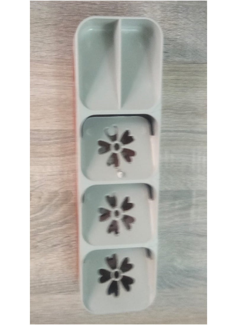 Generic - Spoon And Fork Storage Holder And Organizer For Kitchen Drawer (Multicolor) - Image 1