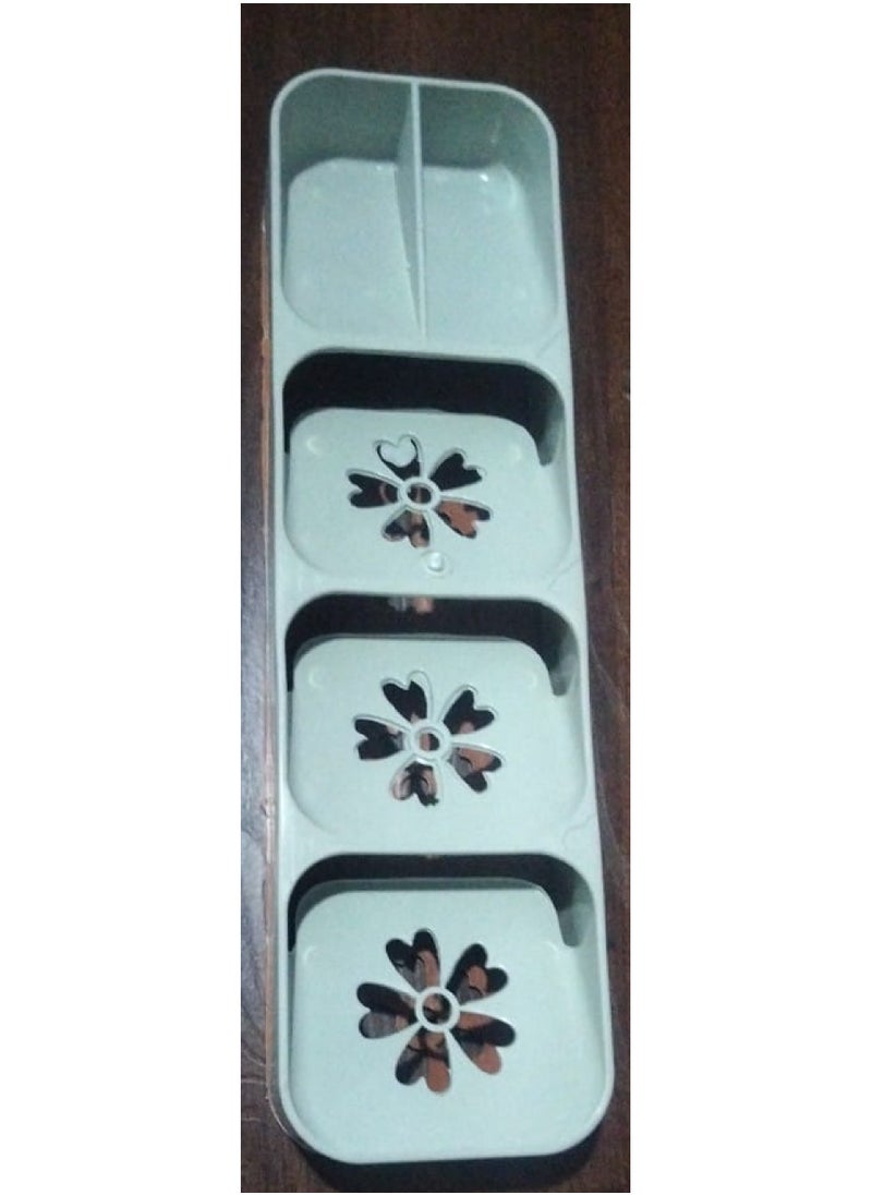 Generic - Spoon And Fork Storage Holder And Organizer For Kitchen Drawer (Multicolor) - Image 1
