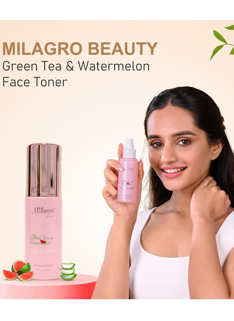 Milagro Beauty Milagro Beauty Watermelon Green Tea Toner for Skin 100ml  - Image 2