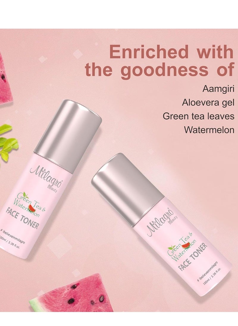 Milagro Beauty Milagro Beauty Watermelon Green Tea Toner for Skin 100ml  - Image 4