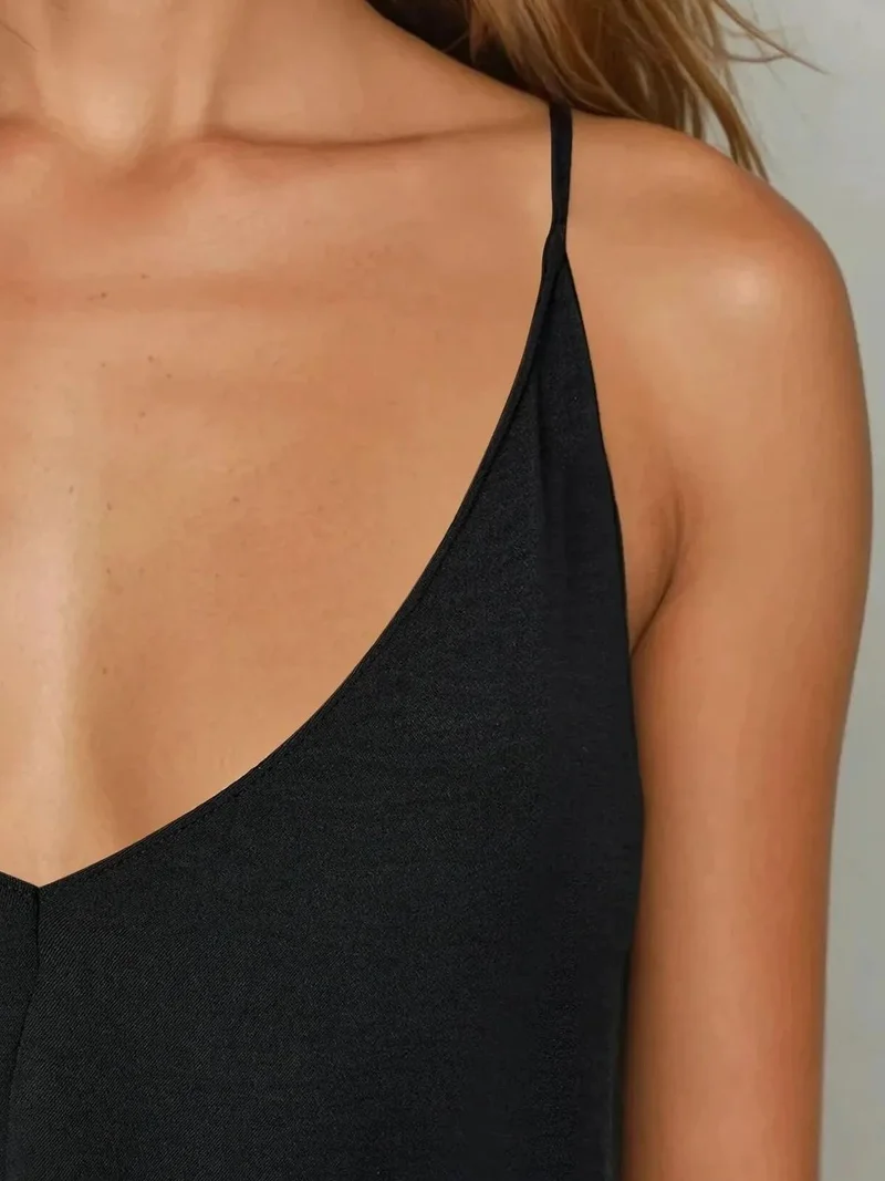 HICCUP Black A-Form Maxi Dress for Women | Best Price UAE