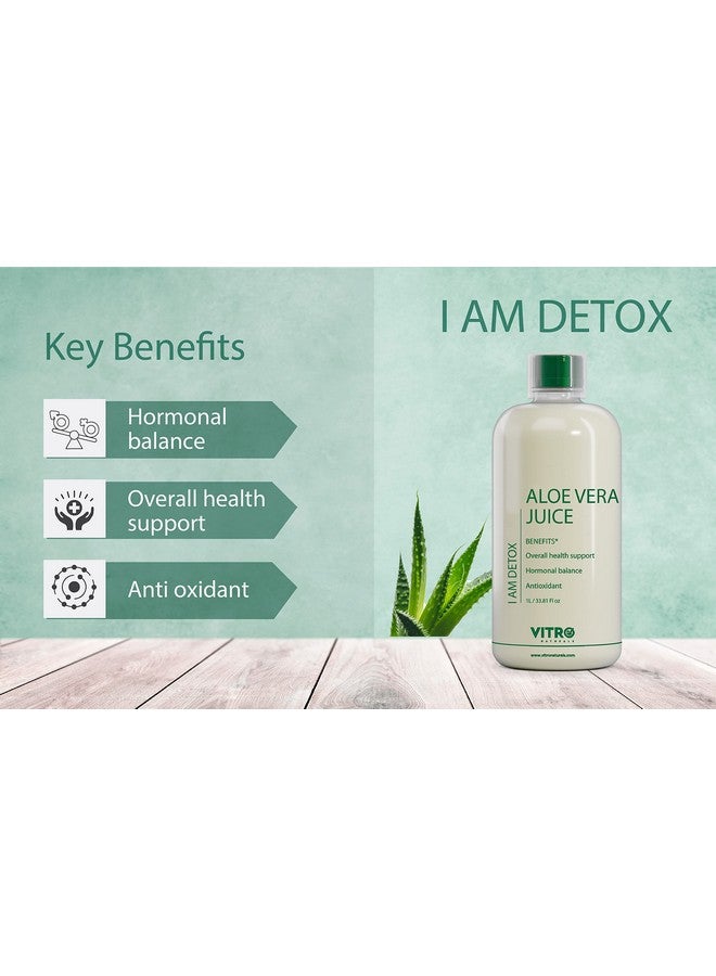 VITRO Vitro Aloe Vera Juice 1L | Supports Skin Glow, Digestion & Weight Management | Traditional Recipe for Constipation & Immunity | No Added Sugar  - Image 3