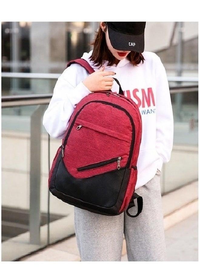 Generic 3PCS School Backpack Set, Portable Casual Daypack, Large Capacity Student Shoulder Bag, Fashion Laptop Backpack, with Sling Crossbody Bag and Storage for Everyday Use  - Image 3